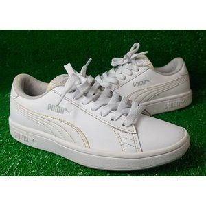 Puma Smash 2 White Kids Size 5C Unisex Sneakers 365170-02
